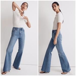 Madewell The Perfect Vintage Flare Jean Tarlow Wash Denim Blue NJ203 Size 31